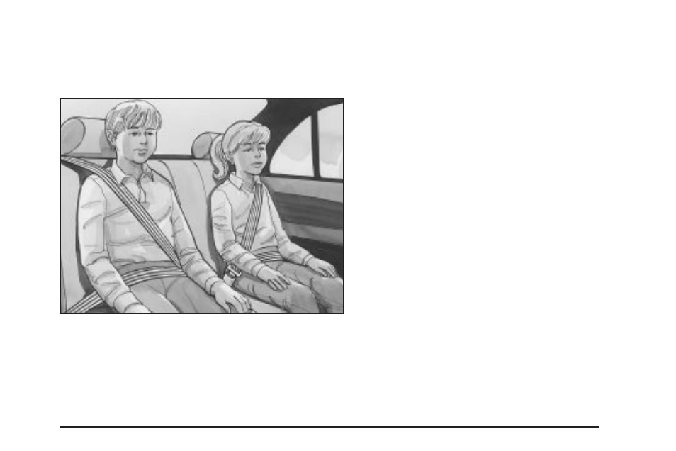 Child restraints, Older children, Child restraints -27 | Older children -27 | Pontiac 2004 Vibe User Manual | Page 33 / 370