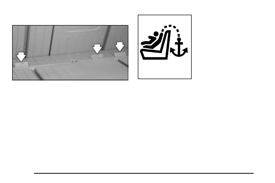 Top strap anchor location, Top strap anchor location -38 | Pontiac 2004 Vibe User Manual | Page 44 / 370