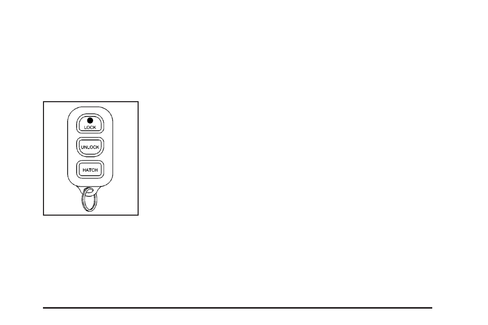 Remote keyless entry system operation, Remote keyless entry system operation -5 | Pontiac 2004 Vibe User Manual | Page 69 / 370