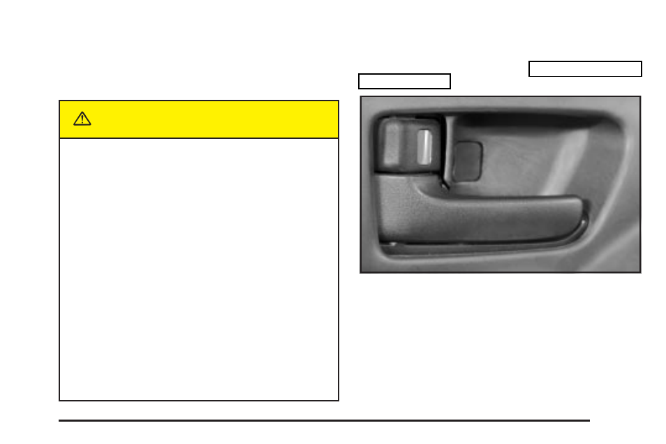 Doors and locks, Door locks, Doors and locks -7 | Door locks -7, Caution | Pontiac 2004 Vibe User Manual | Page 71 / 370