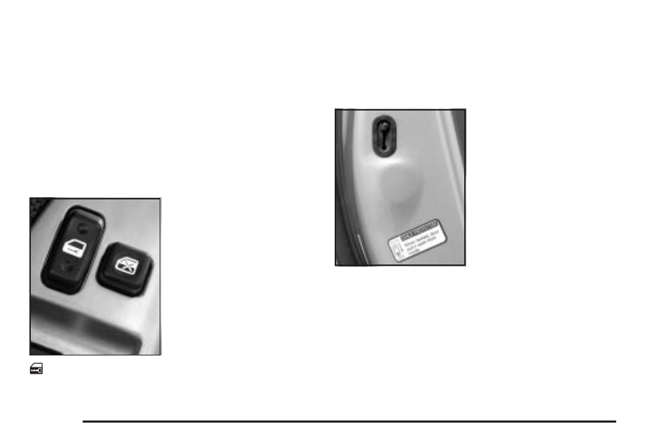 Power door locks, Rear door security locks, Power door locks -8 rear door security locks -8 | Pontiac 2004 Vibe User Manual | Page 72 / 370