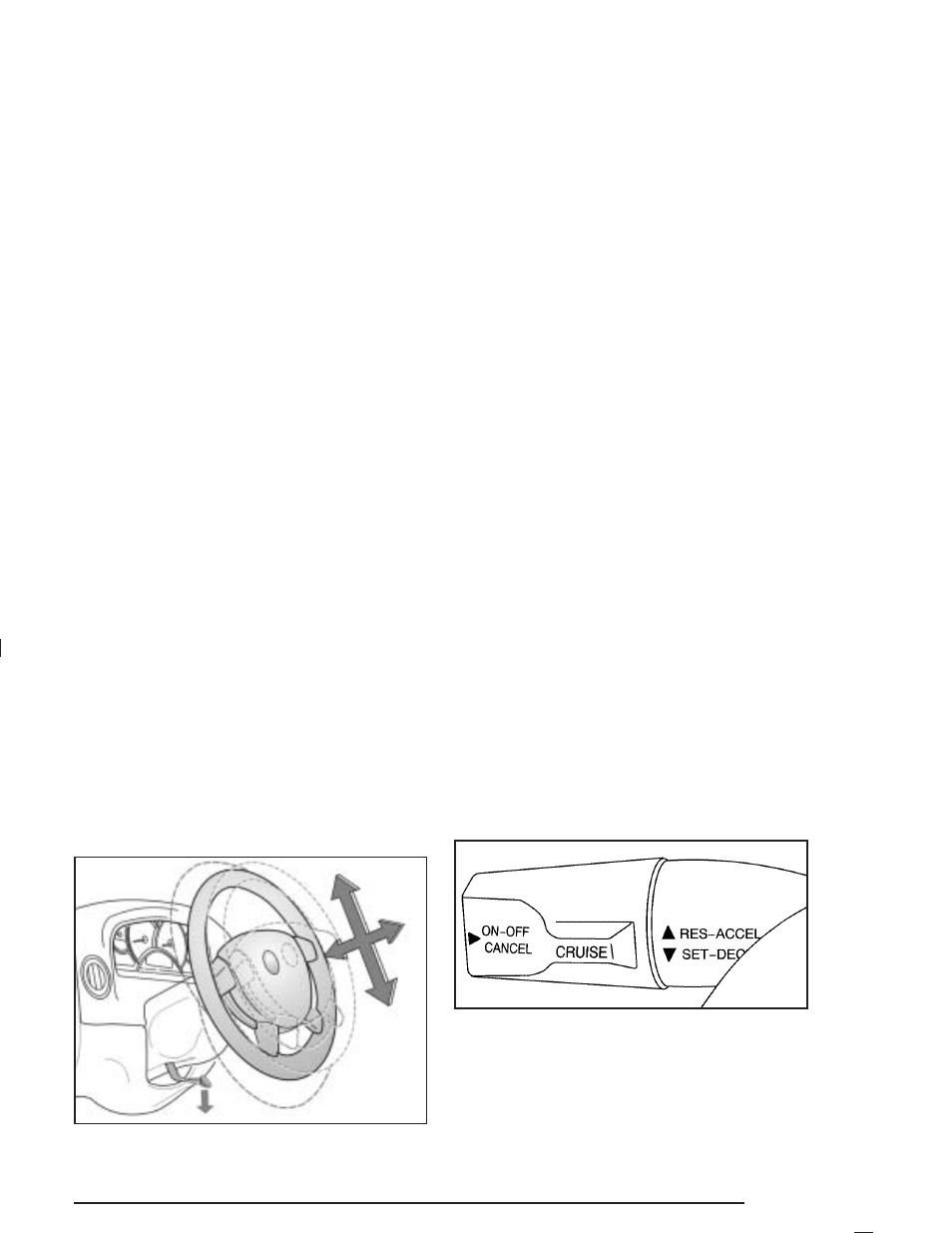 Tilt wheel, Turn signal/multifunction lever, Tilt wheel -5 turn signal/multifunction lever -5 | Pontiac 2004 GTO User Manual | Page 103 / 326