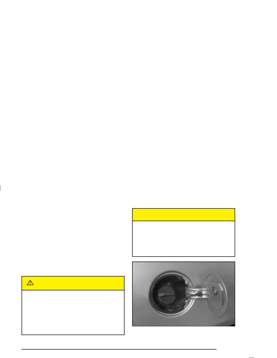 Fuels in foreign countries, Filling your tank, Fuels in foreign countries -7 filling your tank -7 | Caution | Pontiac 2004 Grand Am User Manual | Page 233 / 364