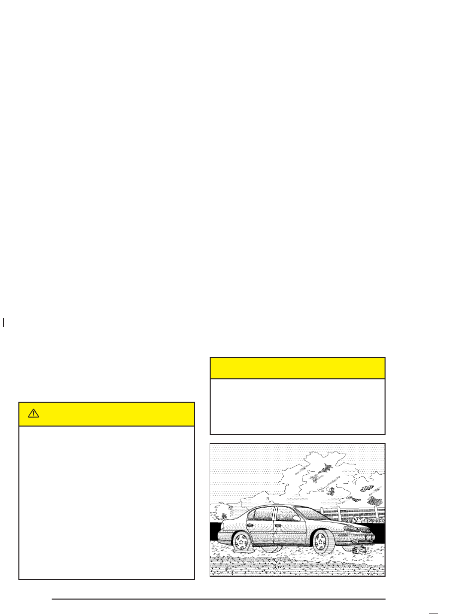 Changing a flat tire, Changing a flat tire -68, Caution | Pontiac 2004 Grand Am User Manual | Page 294 / 364