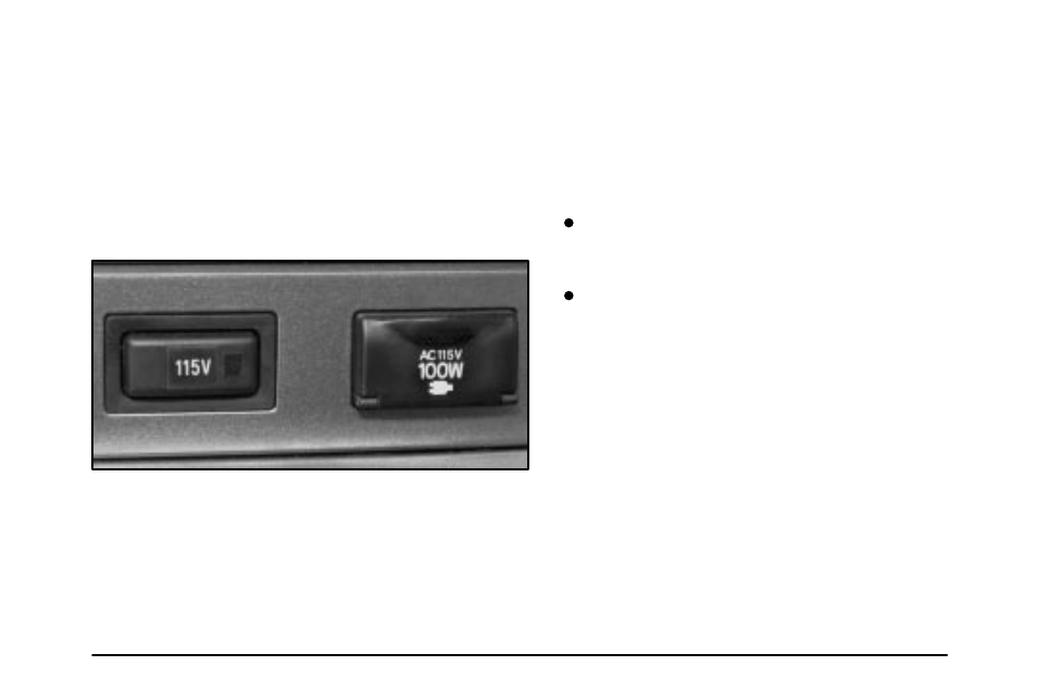Power outlet 115 volts alternating current (vac) | Pontiac 2003 Vibe User Manual | Page 119 / 381