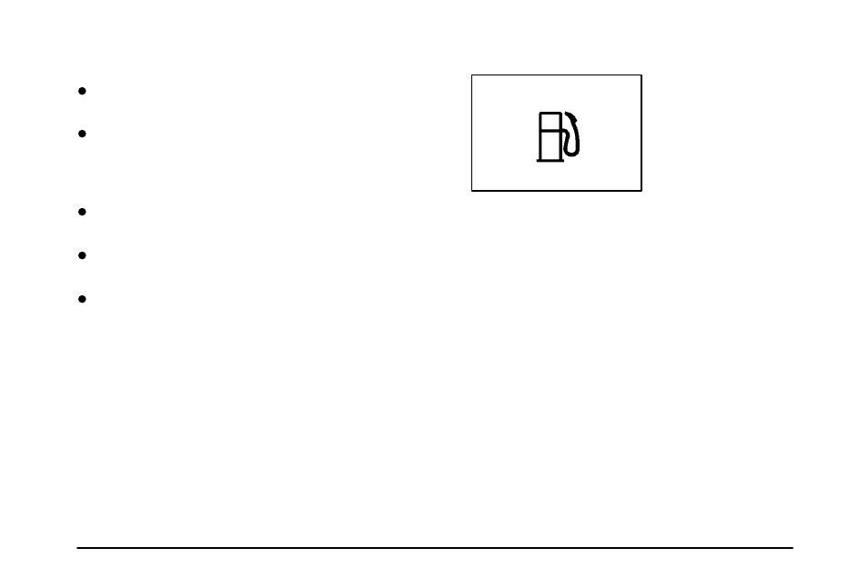 Low fuel warning light | Pontiac 2003 Vibe User Manual | Page 139 / 381