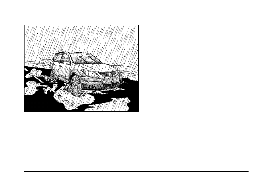 Driving in rain and on wet roads | Pontiac 2003 Vibe User Manual | Page 185 / 381