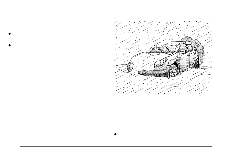 If you're caught in a blizzard | Pontiac 2003 Vibe User Manual | Page 196 / 381