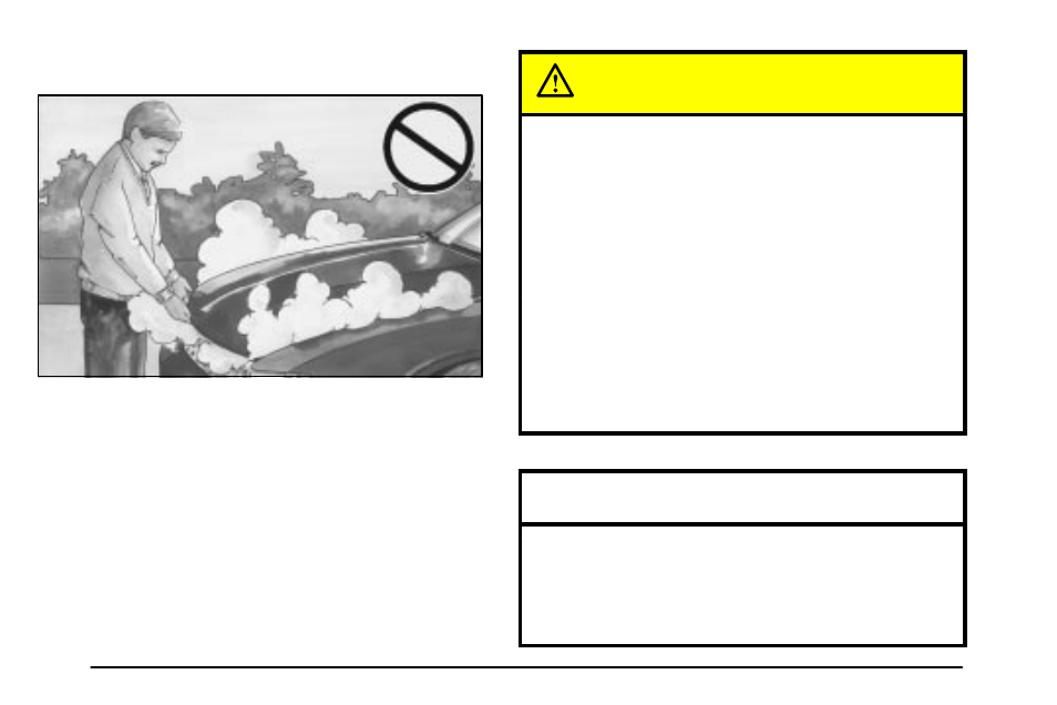 If steam is coming from your engine | Pontiac 2003 Vibe User Manual | Page 221 / 381