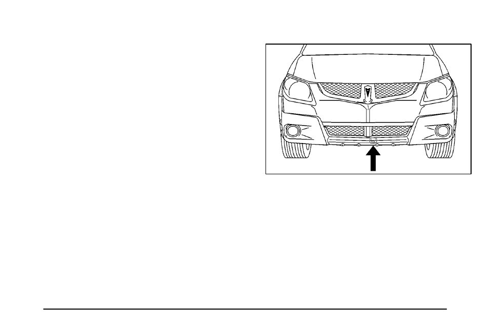 Rocking your vehicle to get it out, Using the recovery hook | Pontiac 2003 Vibe User Manual | Page 244 / 381