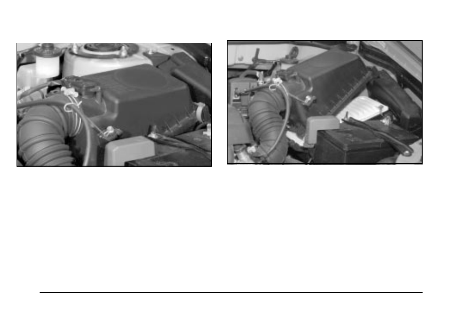 Engine air cleaner/filter | Pontiac 2003 Vibe User Manual | Page 265 / 381