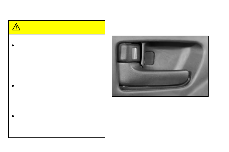 Door locks, Door locks caution | Pontiac 2003 Vibe User Manual | Page 70 / 381