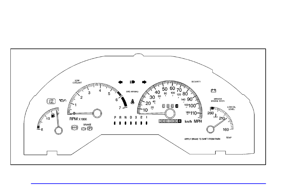 Instrument panel cluster | Pontiac 2002 Grand Prix User Manual | Page 136 / 374