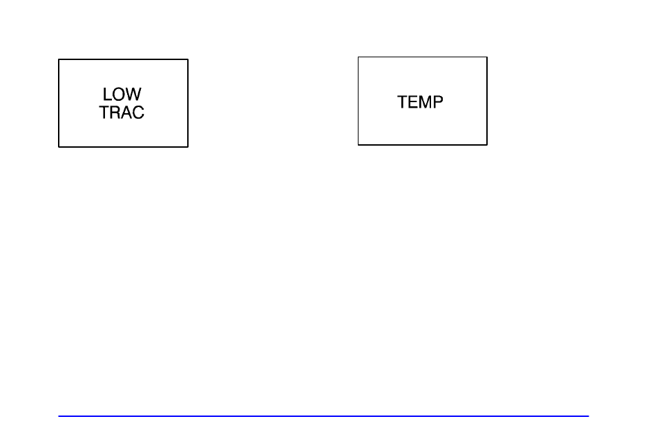Low traction light, Engine coolant temperature light | Pontiac 2002 Grand Prix User Manual | Page 143 / 374