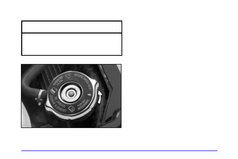 How to add coolant to the radiator, Notice | Pontiac 2002 Grand Prix User Manual | Page 243 / 374