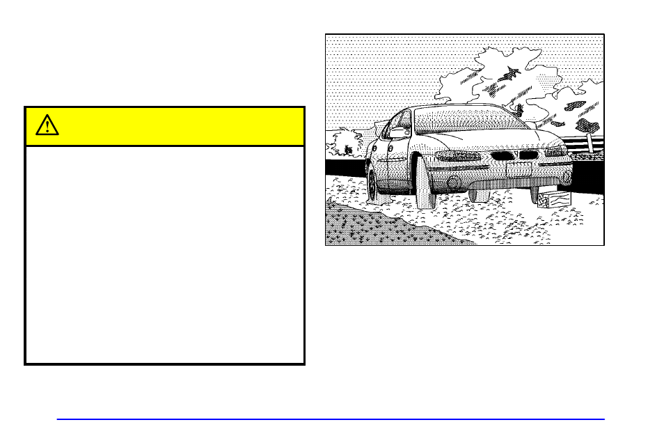 Changing a flat tire, Caution | Pontiac 2002 Grand Prix User Manual | Page 250 / 374