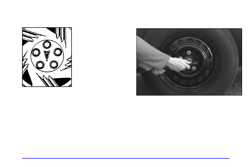 Removing wheel covers and wheel nut caps | Pontiac 2002 Grand Prix User Manual | Page 253 / 374