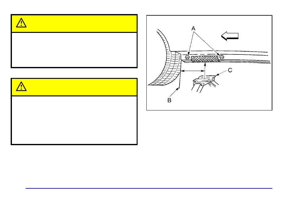 Caution | Pontiac 2002 Grand Prix User Manual | Page 254 / 374