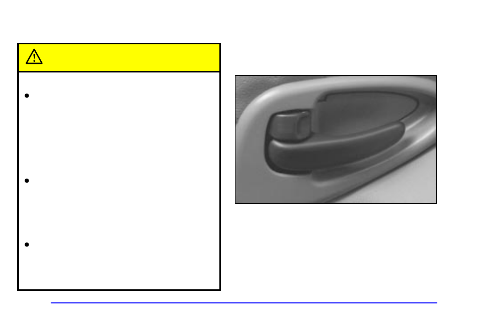 Door locks, Door locks caution | Pontiac 2002 Grand Prix User Manual | Page 66 / 374