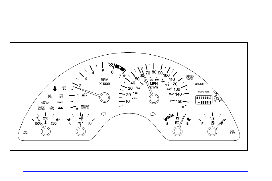 Instrument panel cluster | Pontiac 2002 Firebird User Manual | Page 140 / 359