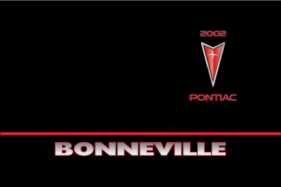 Pontiac 2002 Bonneville User Manual | 427 pages