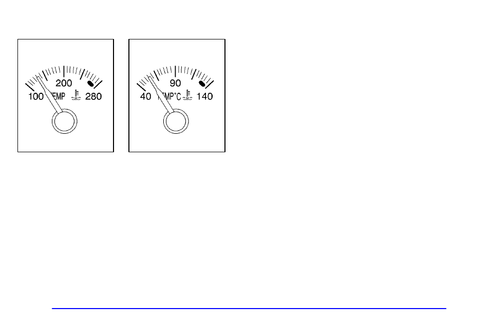 Engine coolant temperature gage | Pontiac 2002 Bonneville User Manual | Page 147 / 427