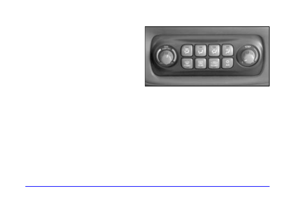 Comfort controls, Standard climate control system | Pontiac 2002 Bonneville User Manual | Page 176 / 427