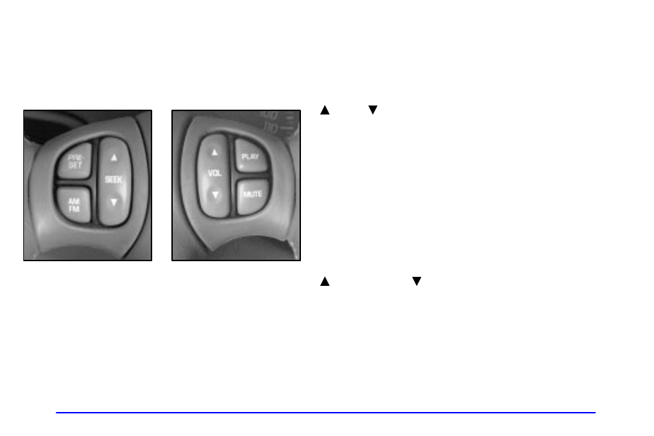 Audio steering wheel controls (if equipped), 44 audio steering wheel controls (if equipped) | Pontiac 2002 Bonneville User Manual | Page 218 / 427