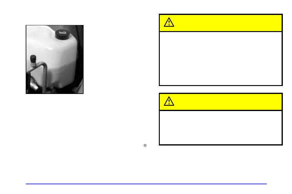 Checking coolant, Adding coolant, Caution | Pontiac 2002 Bonneville User Manual | Page 322 / 427