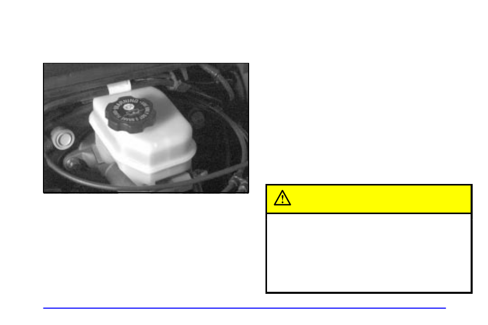 Brakes, Brake fluid, Caution | Pontiac 2002 Bonneville User Manual | Page 326 / 427