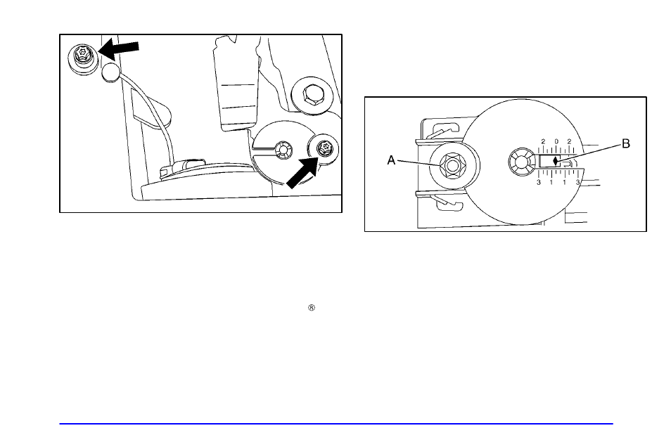 Headlamp horizontal aiming | Pontiac 2002 Bonneville User Manual | Page 334 / 427