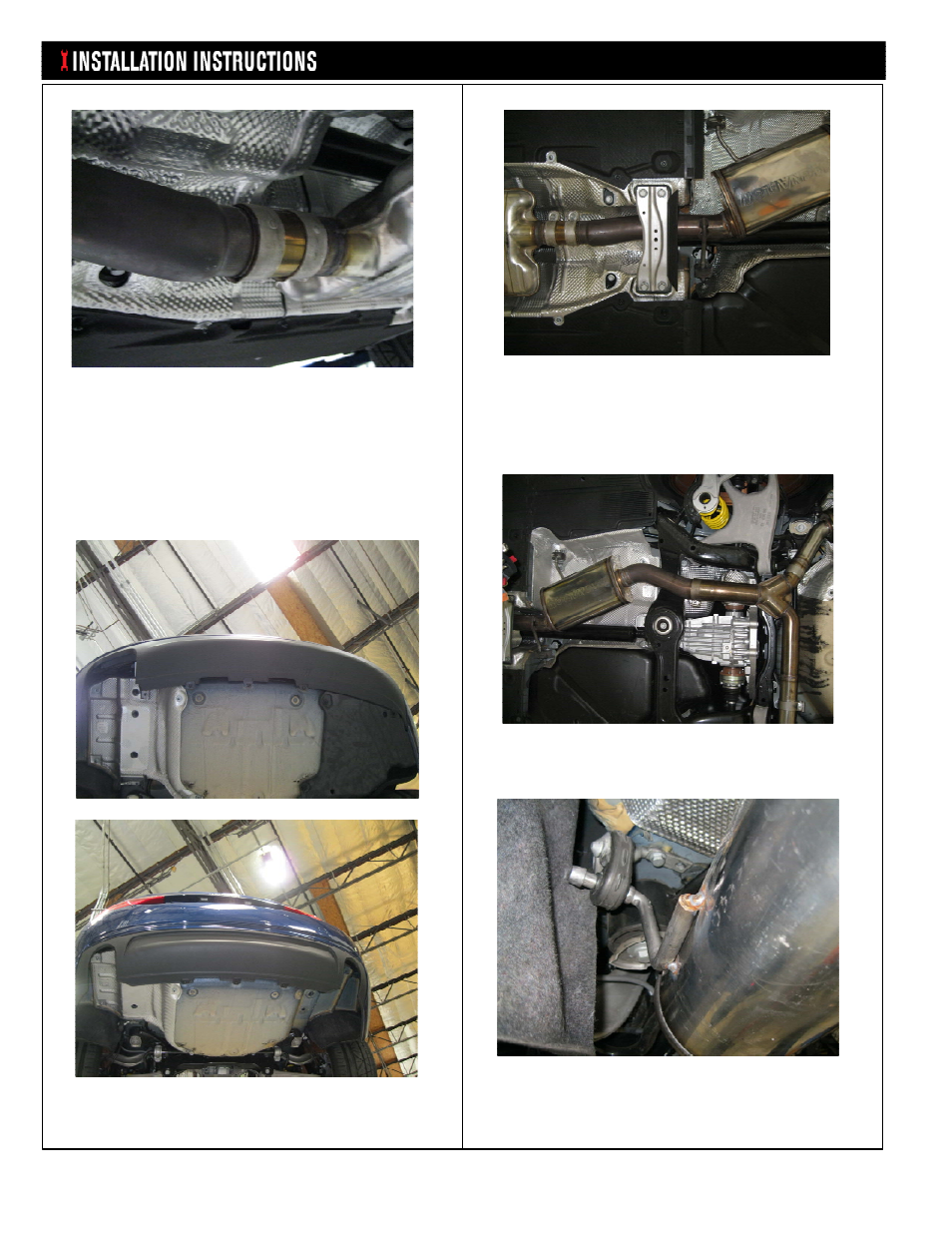 MagnaFlow AUDI A5 QUATTRO Stainless Cat-Back System PERFORMANCE EXHAUST User Manual | Page 2 / 3