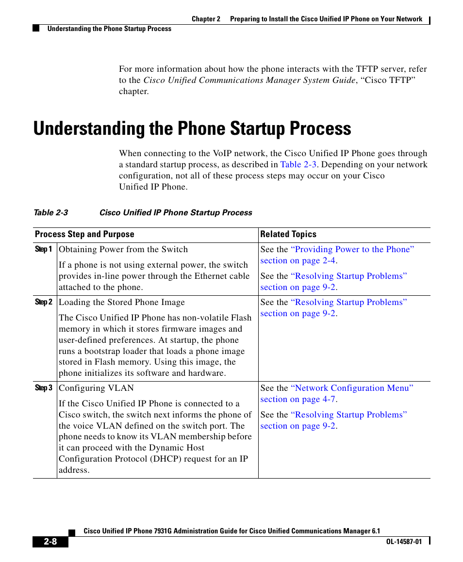 Understanding the phone startup process | Cisco OL-14587-01 User Manual | Page 8 / 16