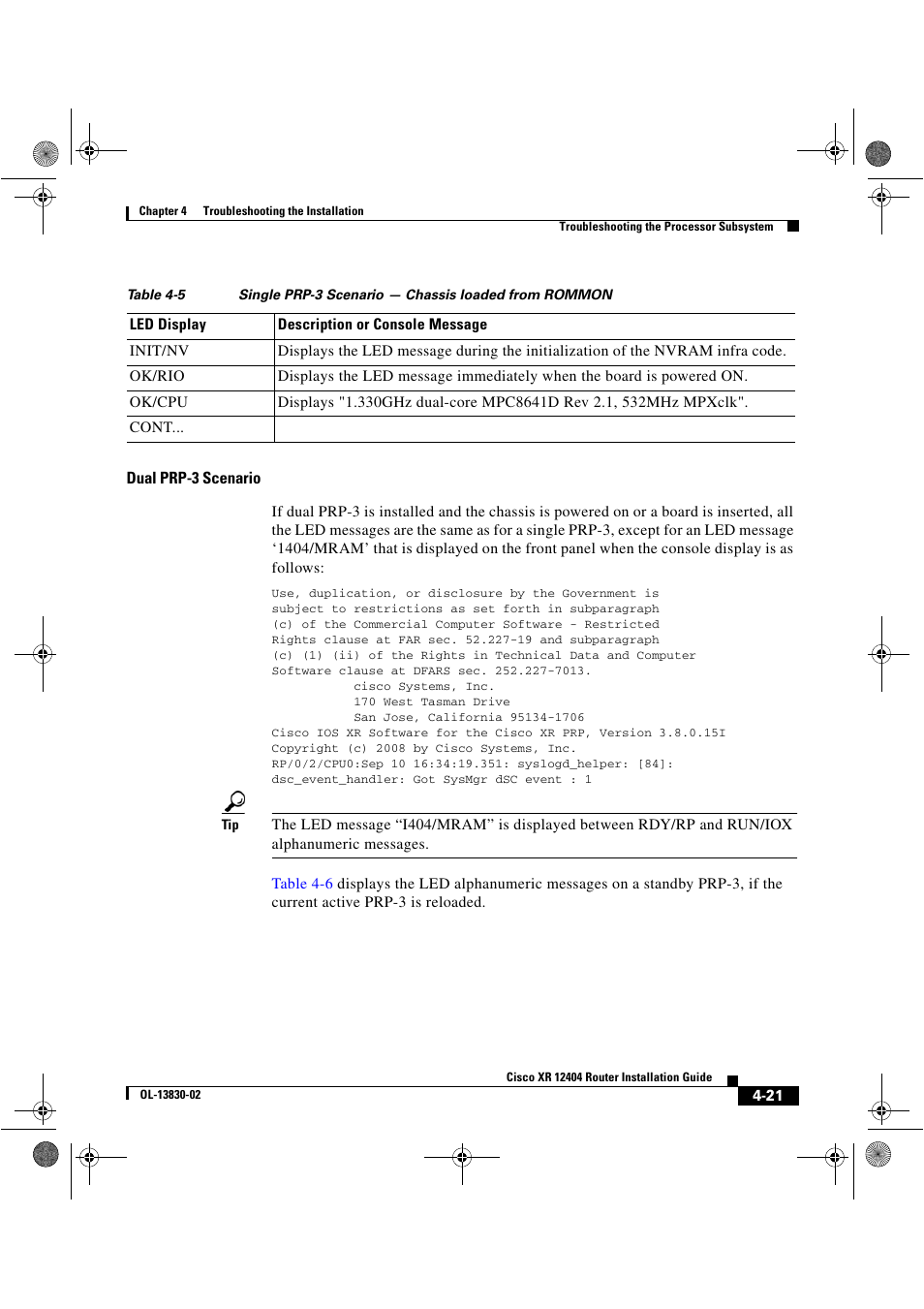 Cisco XR 12404 User Manual | Page 119 / 178