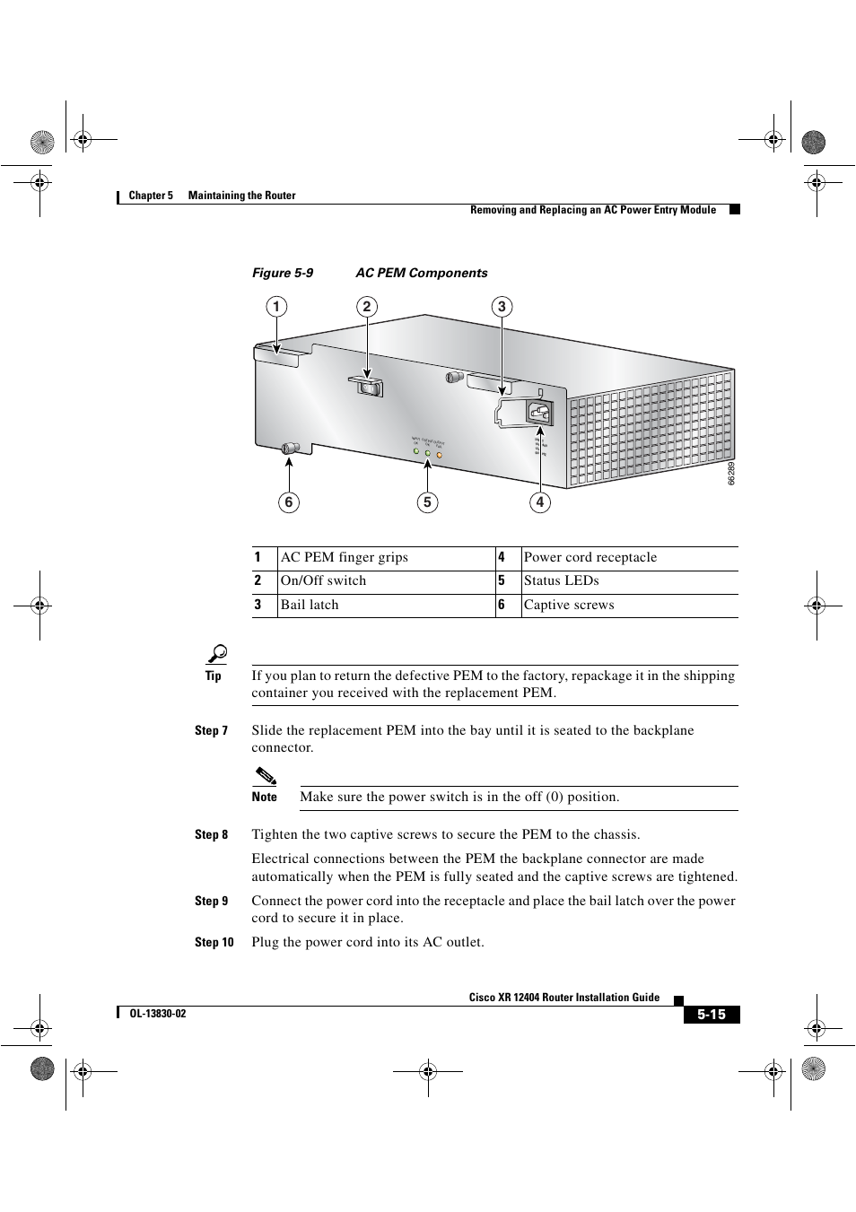 Cisco XR 12404 User Manual | Page 139 / 178