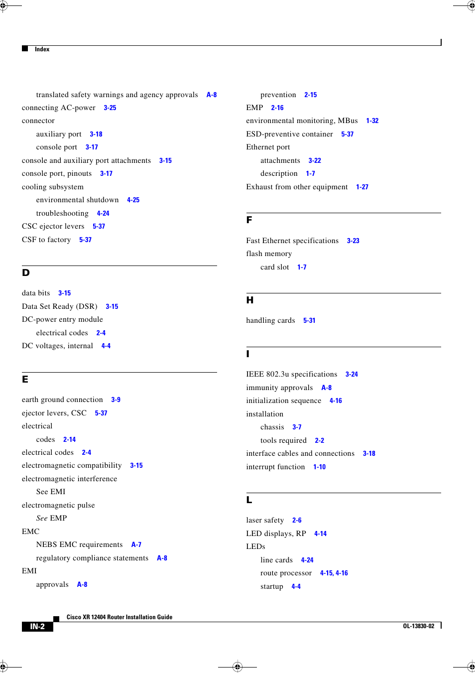 Cisco XR 12404 User Manual | Page 176 / 178