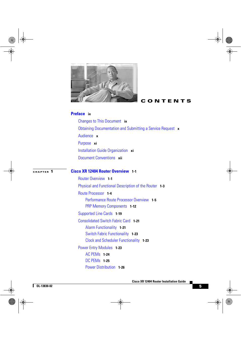 Cisco XR 12404 User Manual | Page 5 / 178