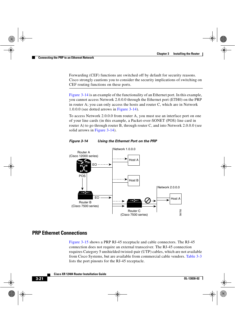 Prp ethernet connections | Cisco XR 12404 User Manual | Page 86 / 178