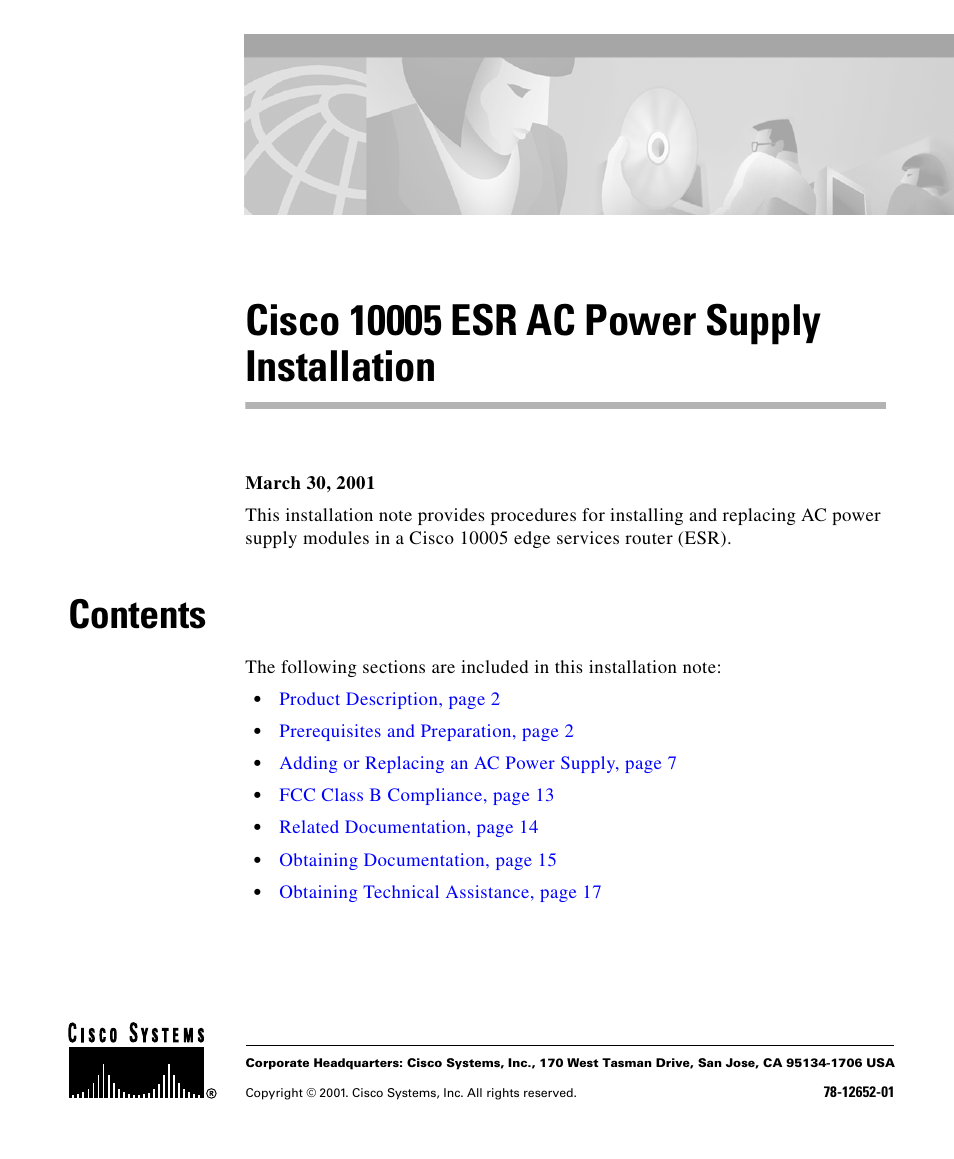 Cisco 10005 User Manual | 20 pages