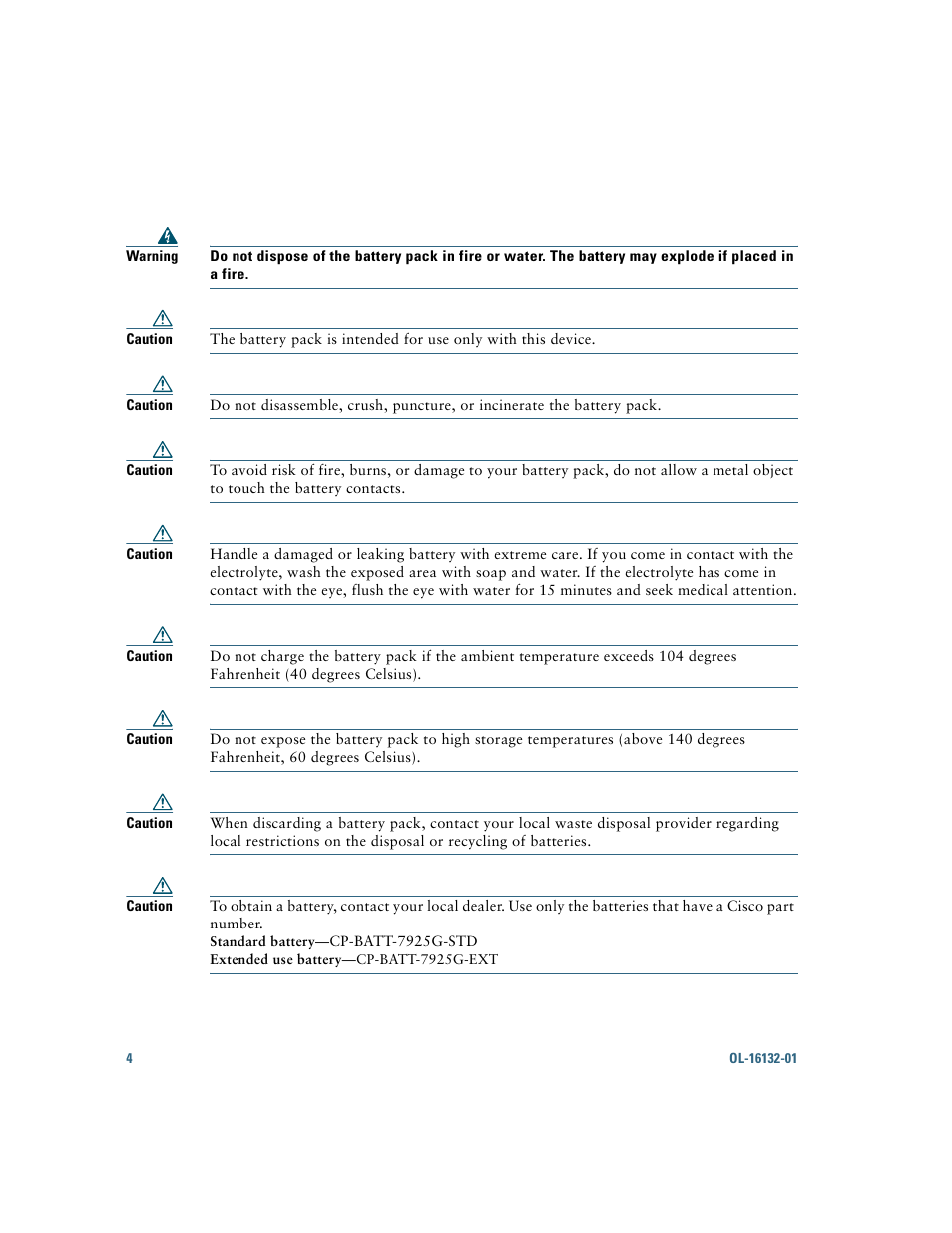 Cisco Cisco Unified Wireless IP Phone 7925G User Manual | Page 12 / 126