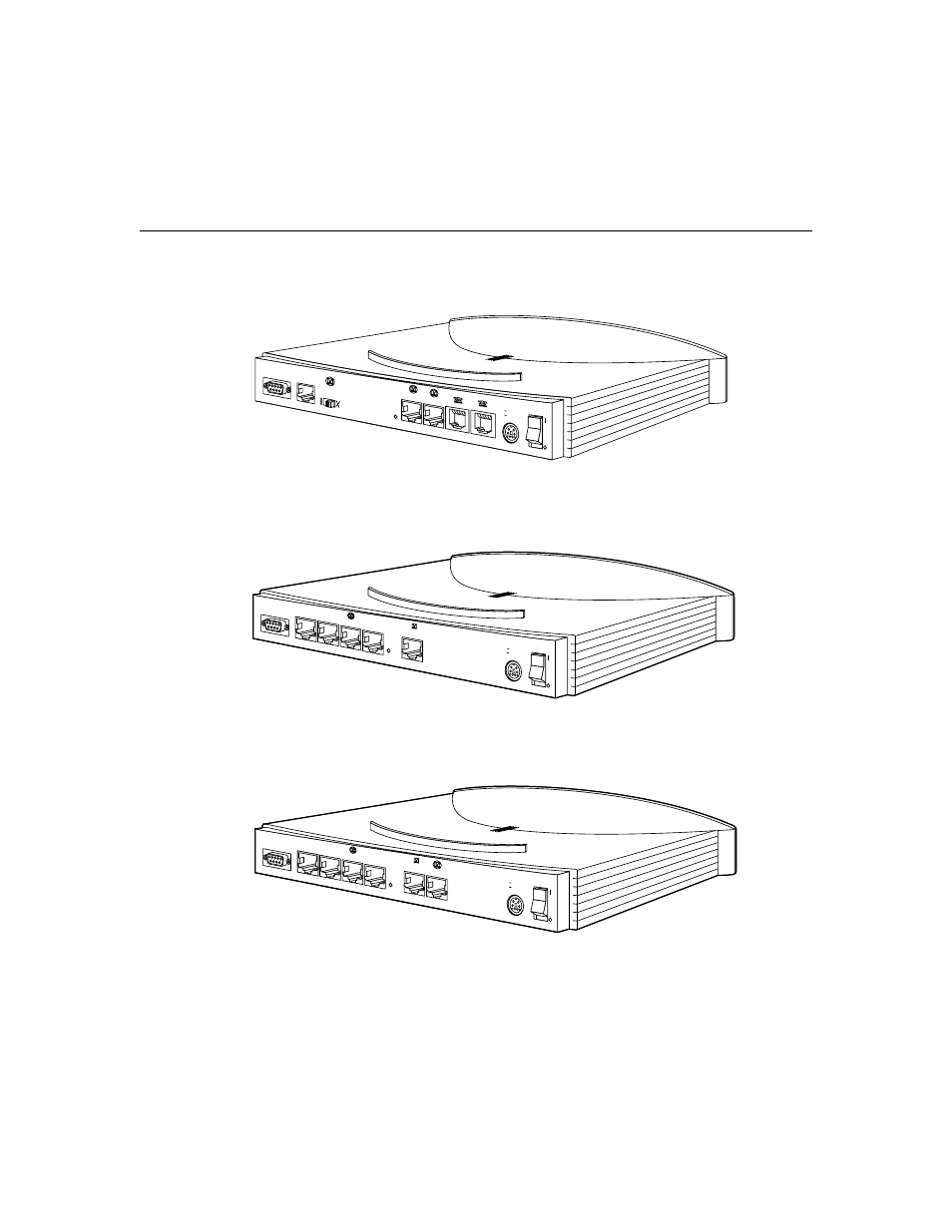 Figure1-6 rear panel, cisco766 router, Figure1-7 rear panel, cisco771 router, Figure1-8 rear panel, cisco772 router | Figure 1-6 and on the rear panel of the cisco, Wn in figure 1-7 | Cisco 700 series User Manual | Page 15 / 18