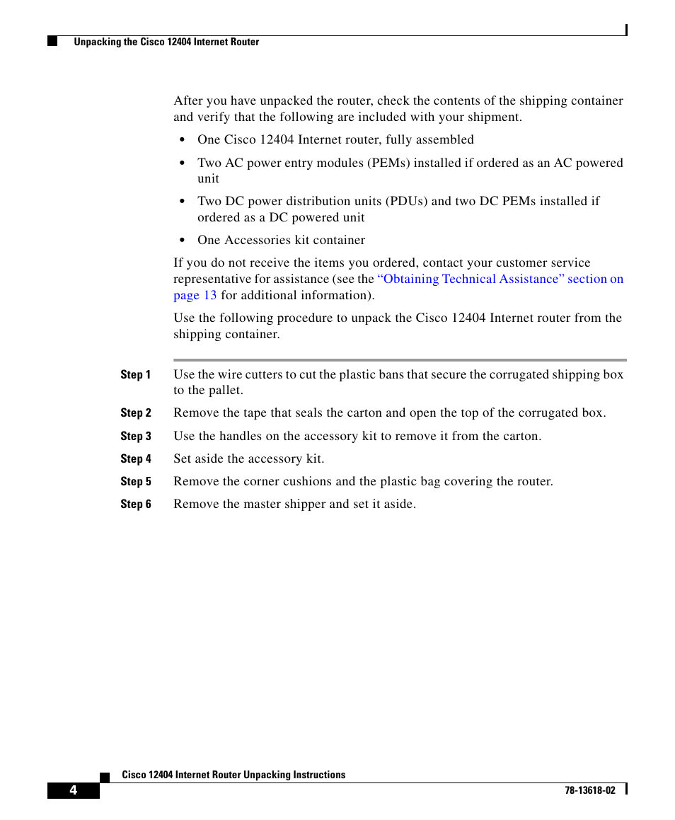 Cisco 12404 User Manual | Page 4 / 18