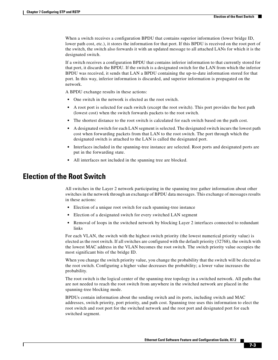 Election of the root switch | Cisco 15327 User Manual | Page 109 / 584