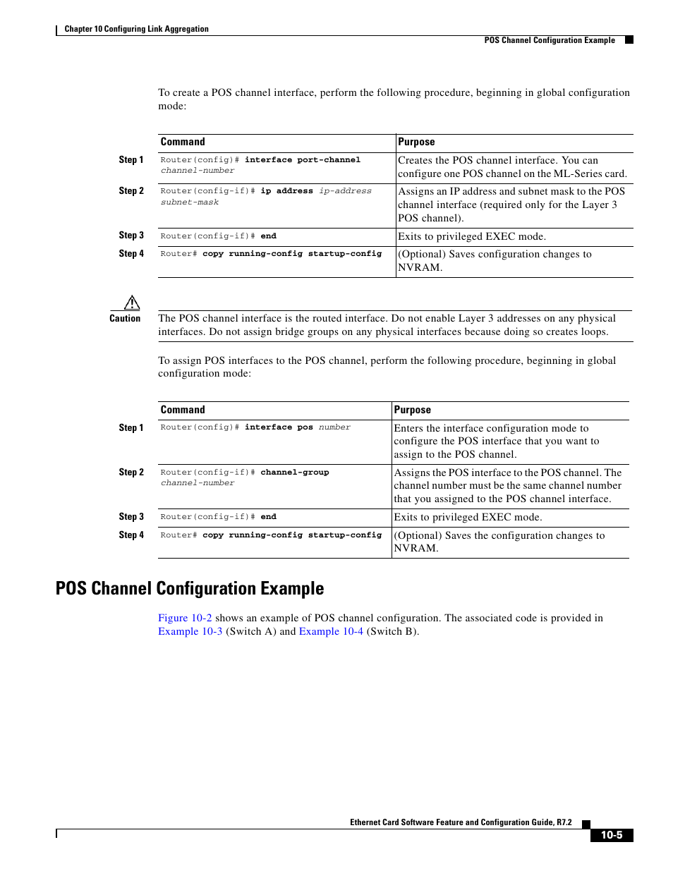 Pos channel configuration example | Cisco 15327 User Manual | Page 153 / 584