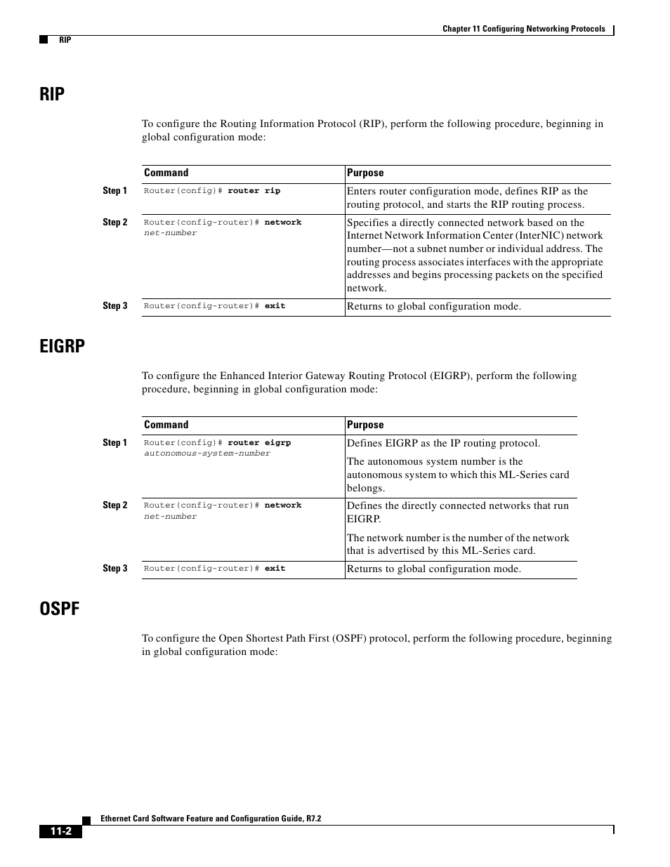 Eigrp, Ospf | Cisco 15327 User Manual | Page 160 / 584