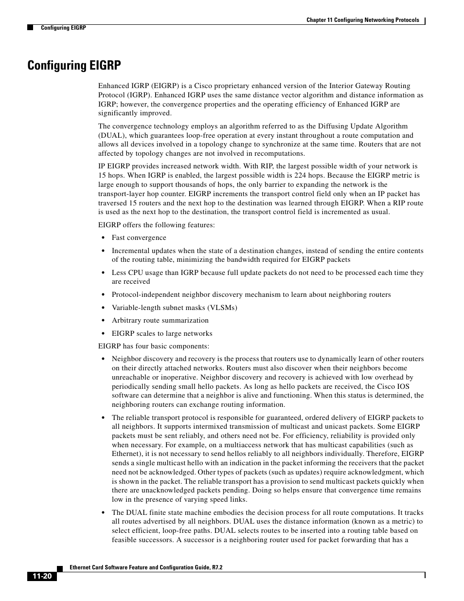 Configuring eigrp | Cisco 15327 User Manual | Page 178 / 584