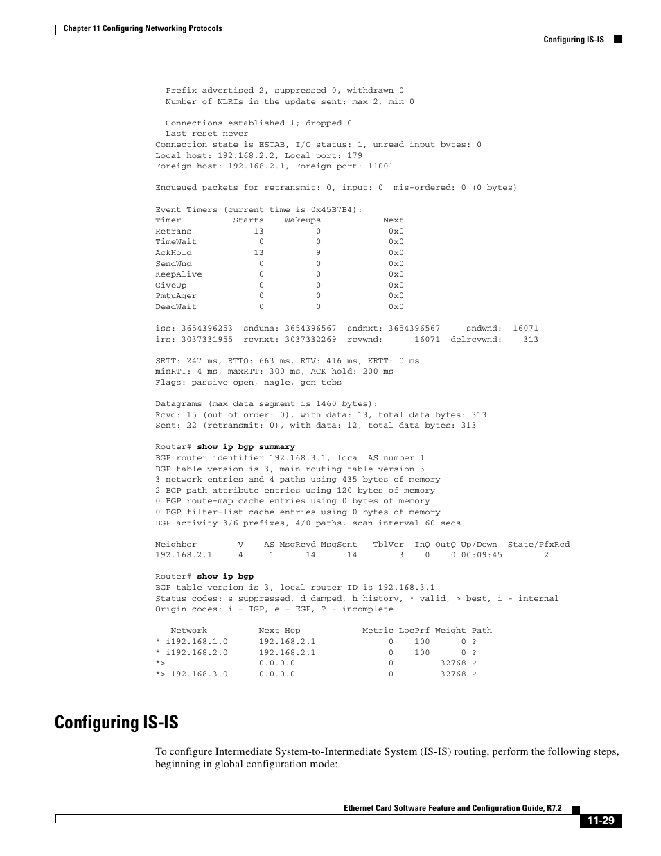 Configuring is-is | Cisco 15327 User Manual | Page 187 / 584