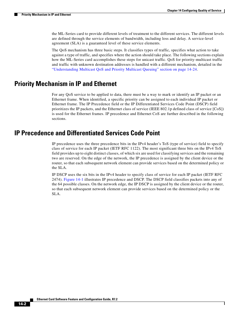 Priority mechanism in ip and ethernet | Cisco 15327 User Manual | Page 210 / 584