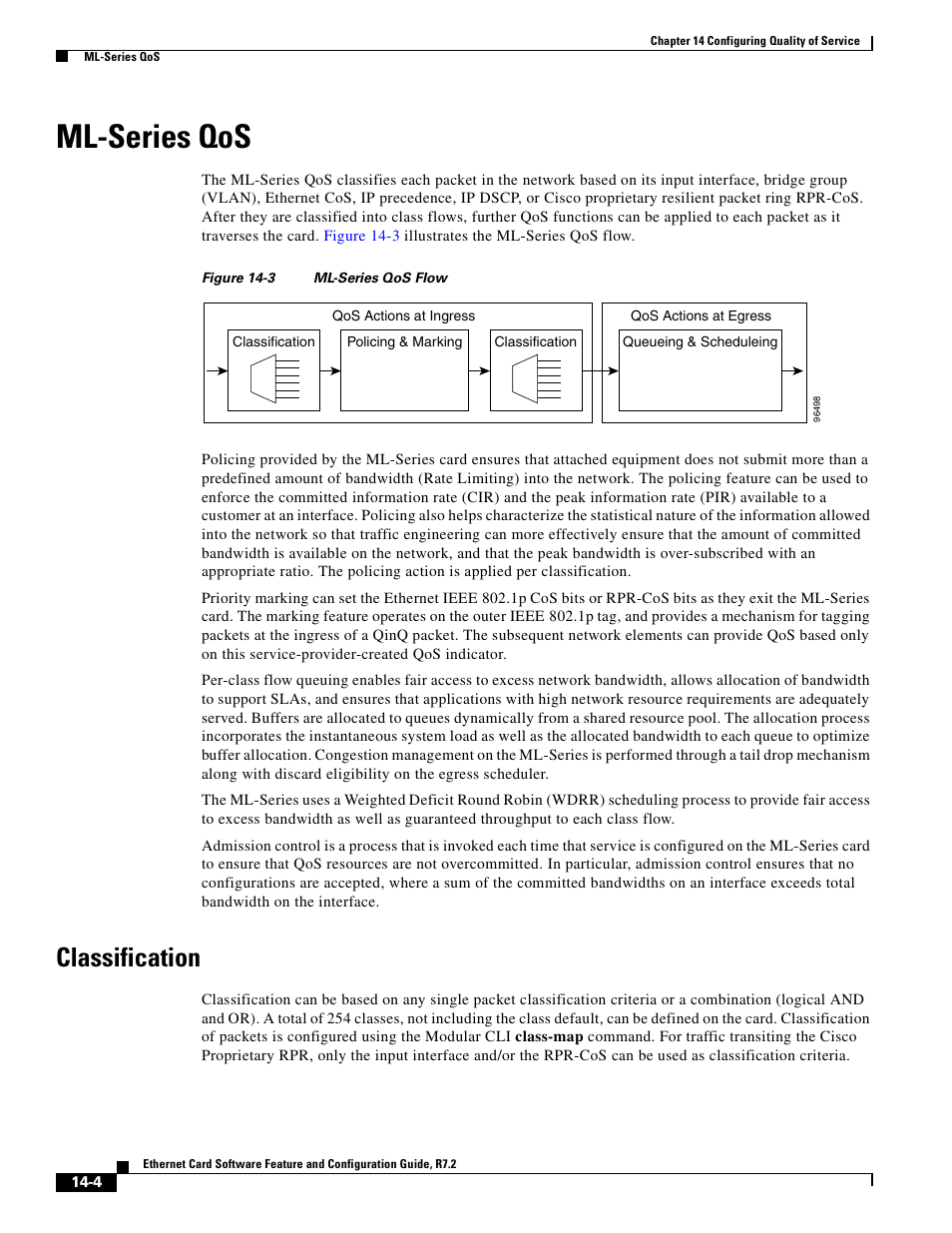 Ml-series qos, Classification, Figure 14-3 | Cisco 15327 User Manual | Page 212 / 584