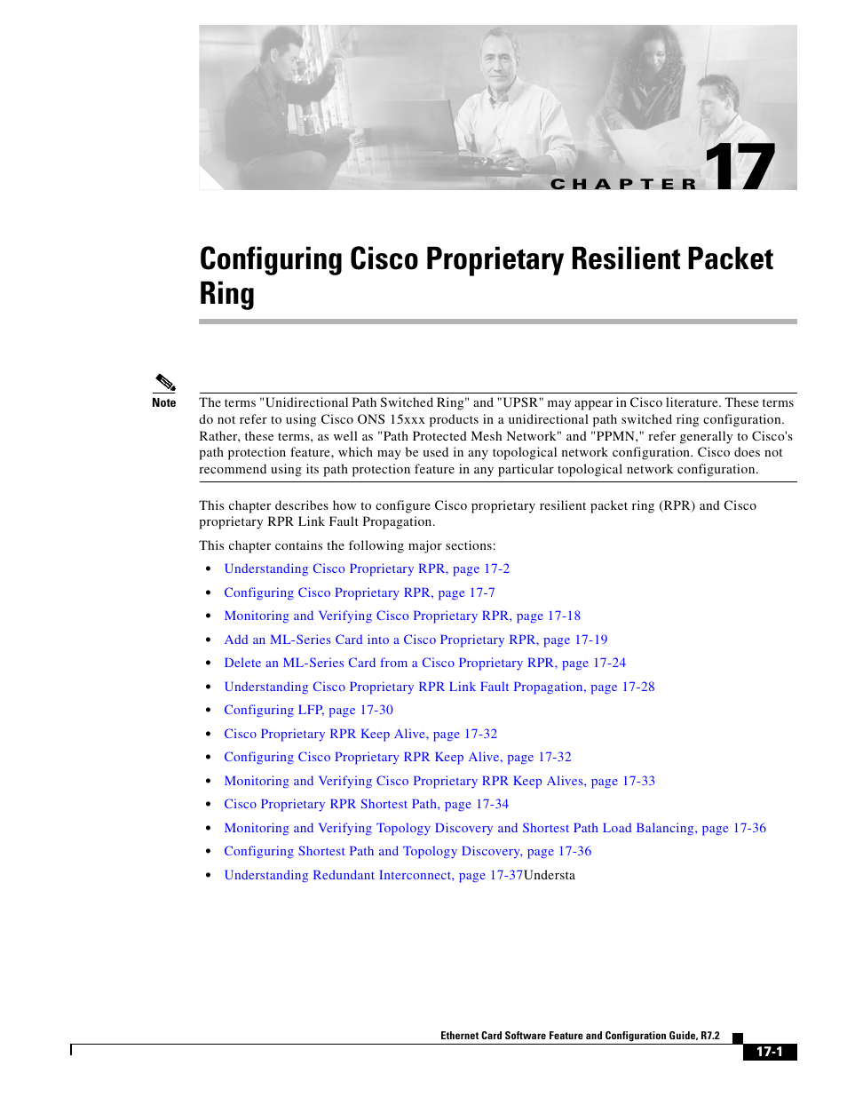 C h a p t e r, Chapter 17 | Cisco 15327 User Manual | Page 253 / 584